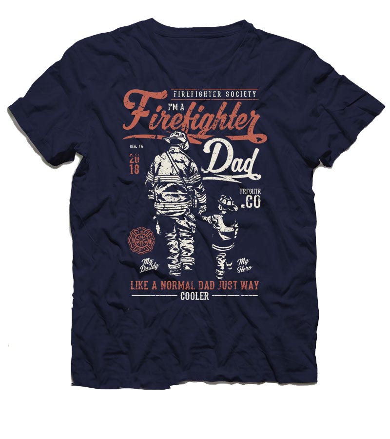 Tričko Firefighter Dad